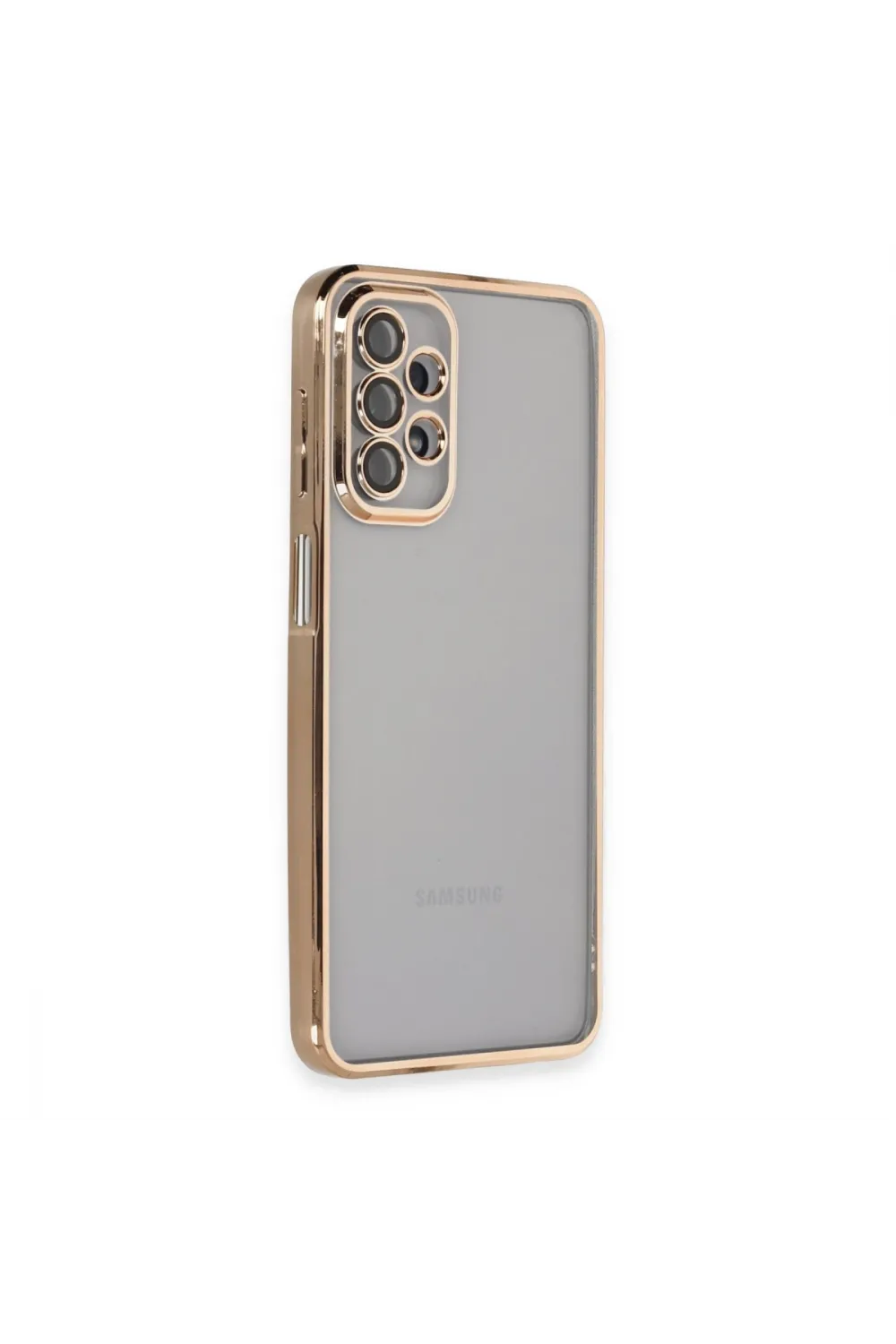 Samsung Galaxy A23 4g Kılıf Razer Lensli Silikon - Gold