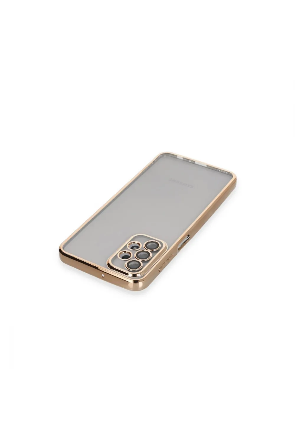 Samsung Galaxy A23 4g Kılıf Razer Lensli Silikon - Gold