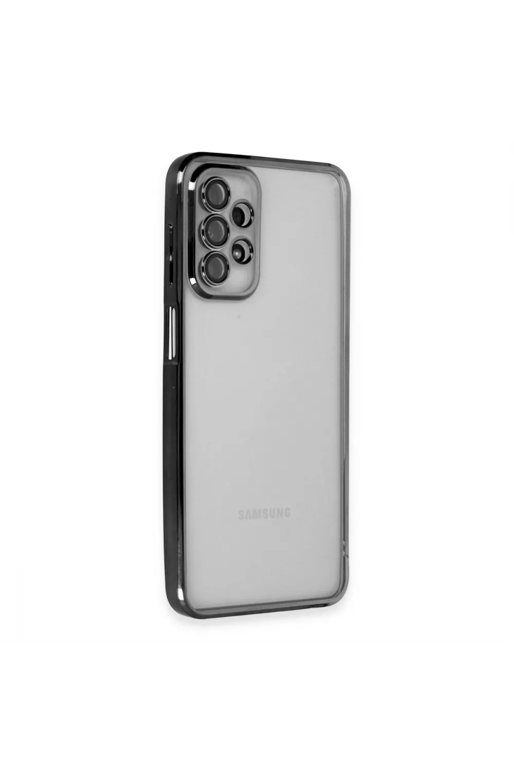 Samsung Galaxy A23 4g Kılıf Razer Lensli Silikon - Siyah