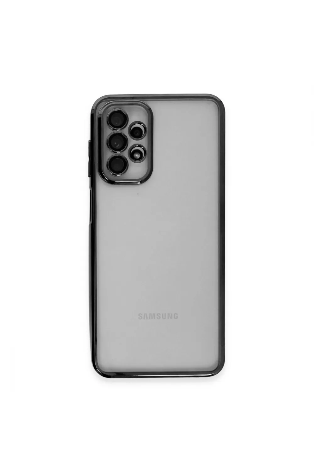 Samsung Galaxy A23 4g Kılıf Razer Lensli Silikon - Siyah