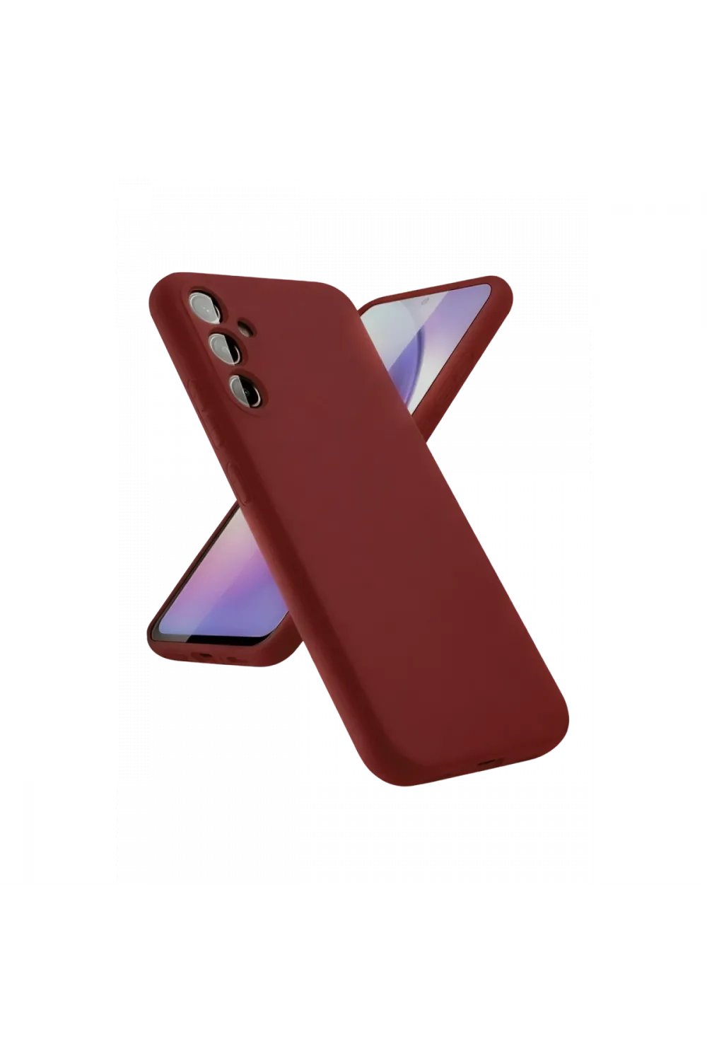 Samsung Galaxy A24 4g Kılıf First Silikon - Bordo