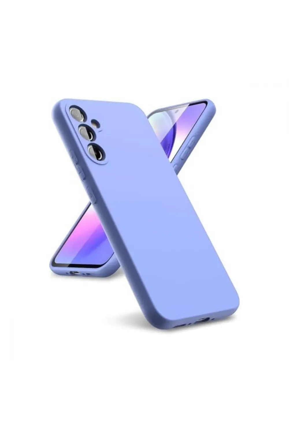 Samsung Galaxy A24 4g Kılıf First Silikon - Lila