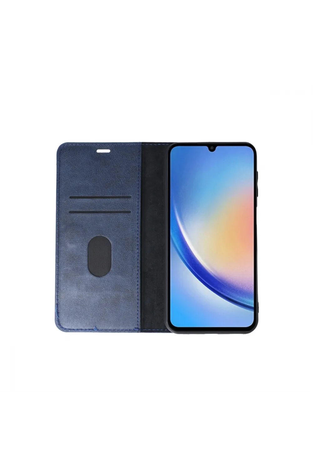 Samsung Galaxy A24 4g Kılıf Trend S Plus Kapaklı Kılıf - Lacivert