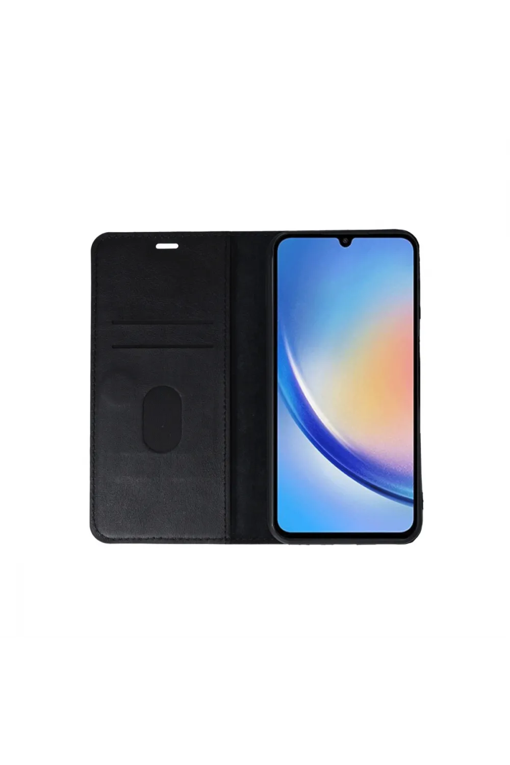 Samsung Galaxy A24 4g Kılıf Trend S Plus Kapaklı Kılıf - Siyah