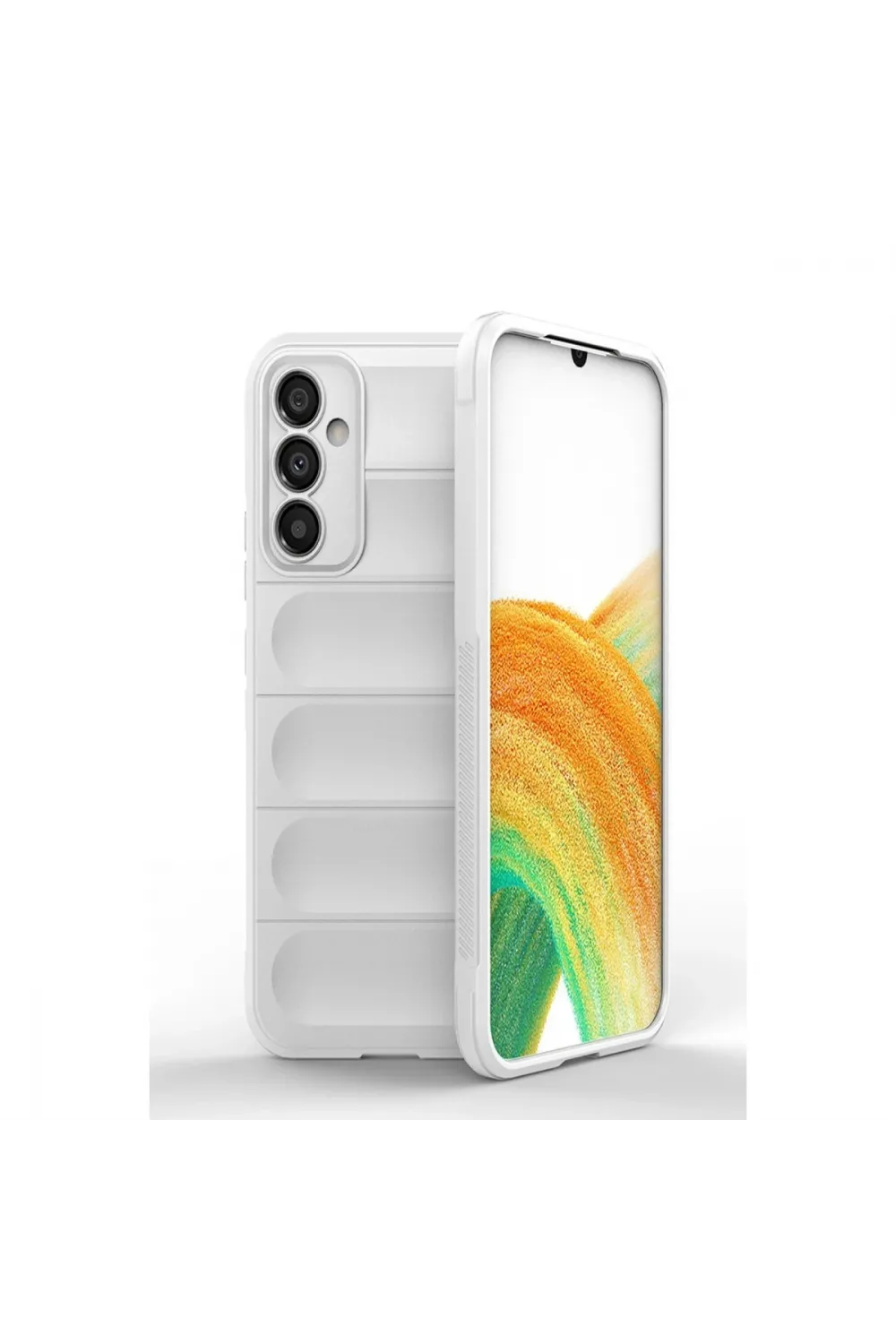 Samsung Galaxy A25 5g Kılıf Optimum Silikon - Krem