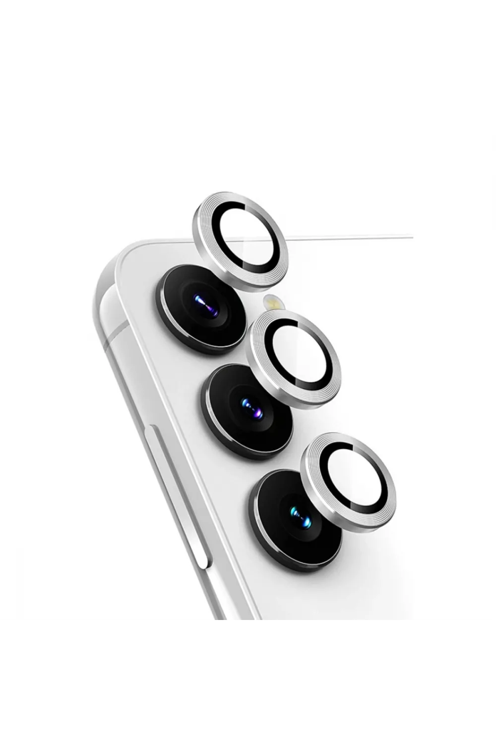Samsung Galaxy A25 5g Valdez Metal Kamera Lens - Gümüş