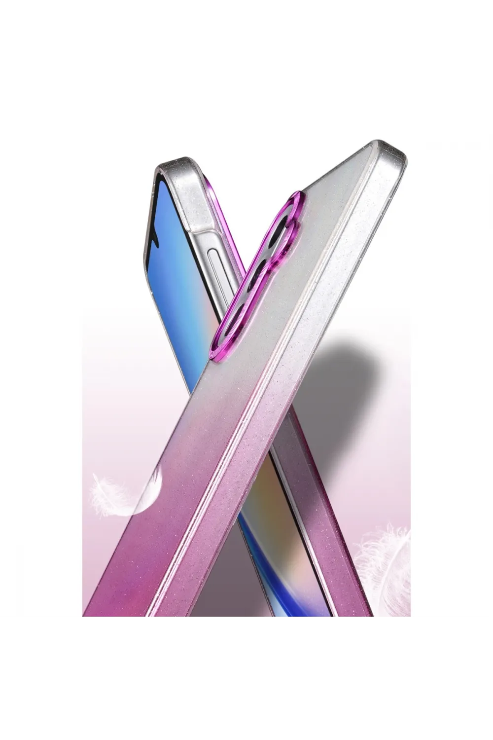 Samsung Galaxy A26 Glossy Kapak - Siyah