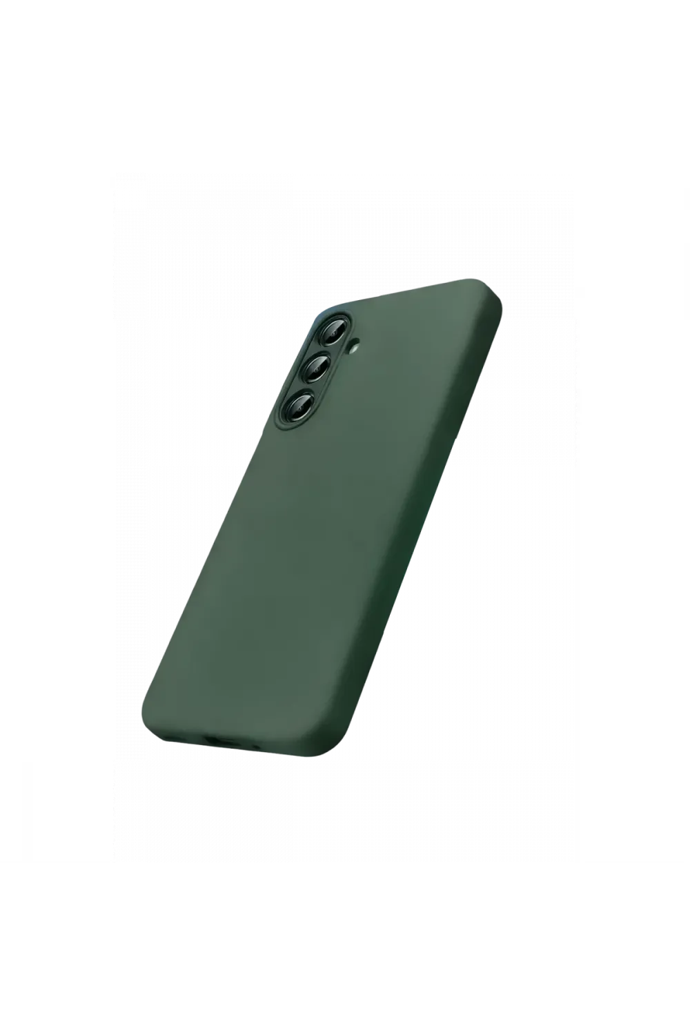 Samsung Galaxy A27 5g Nano İçi Kadife Silikon - Koyu Yeşil