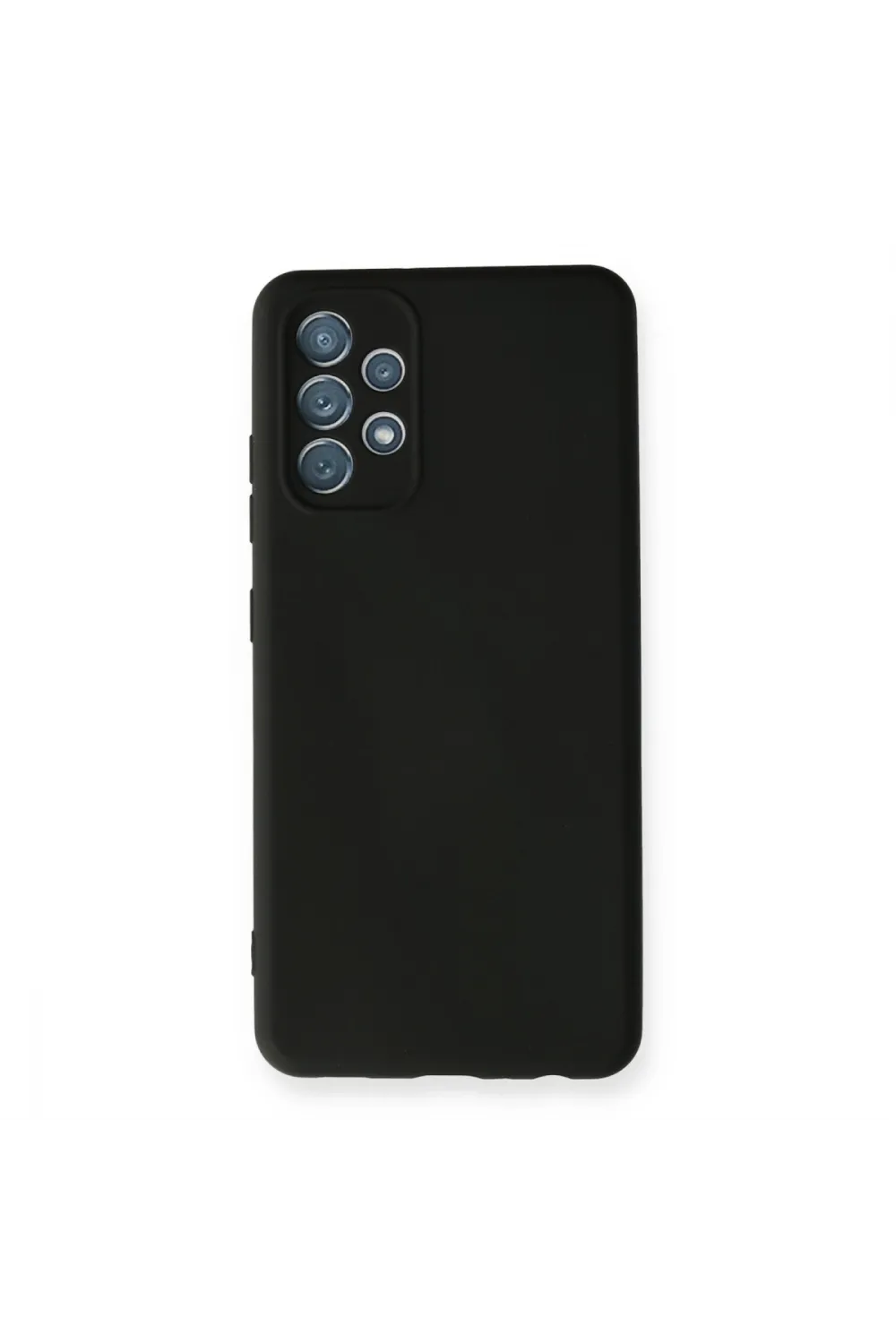 Samsung Galaxy A32 Kılıf Nano İçi Kadife Silikon - Siyah