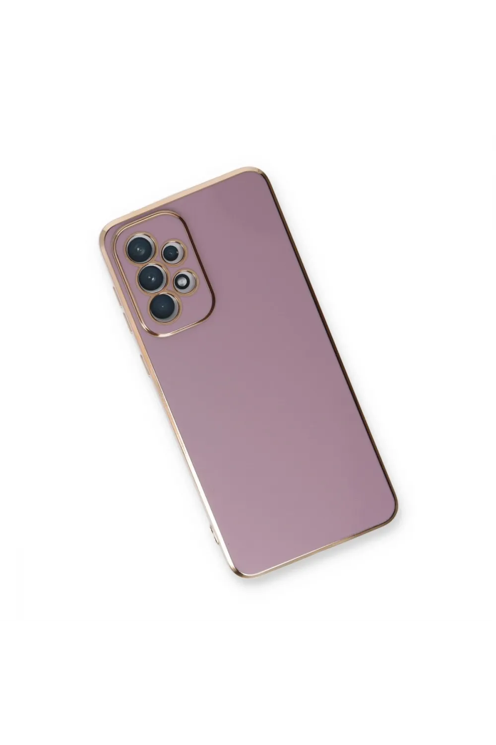 Samsung Galaxy A33 5g Kılıf Volet Silikon - Mor