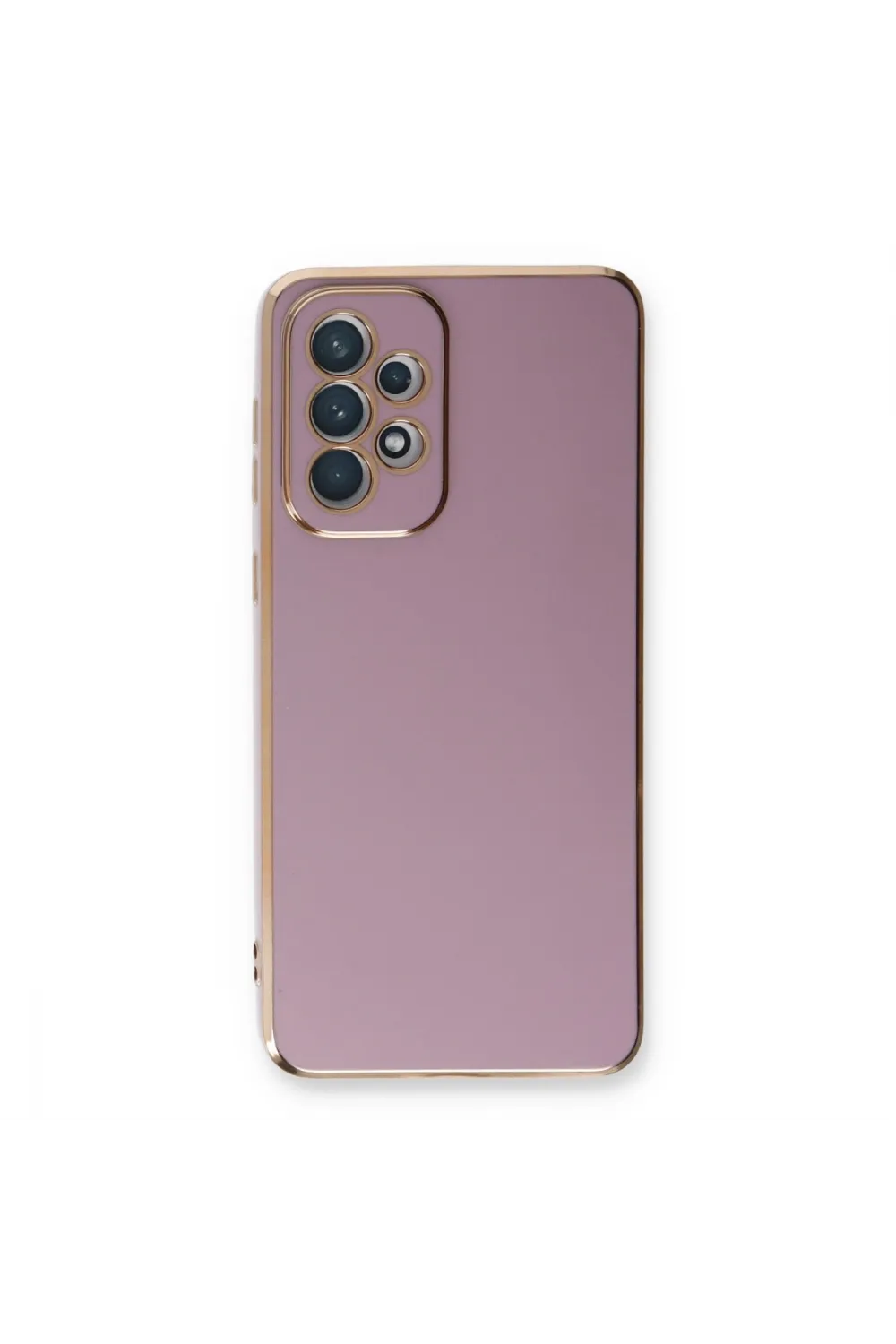 Samsung Galaxy A33 5g Kılıf Volet Silikon - Mor