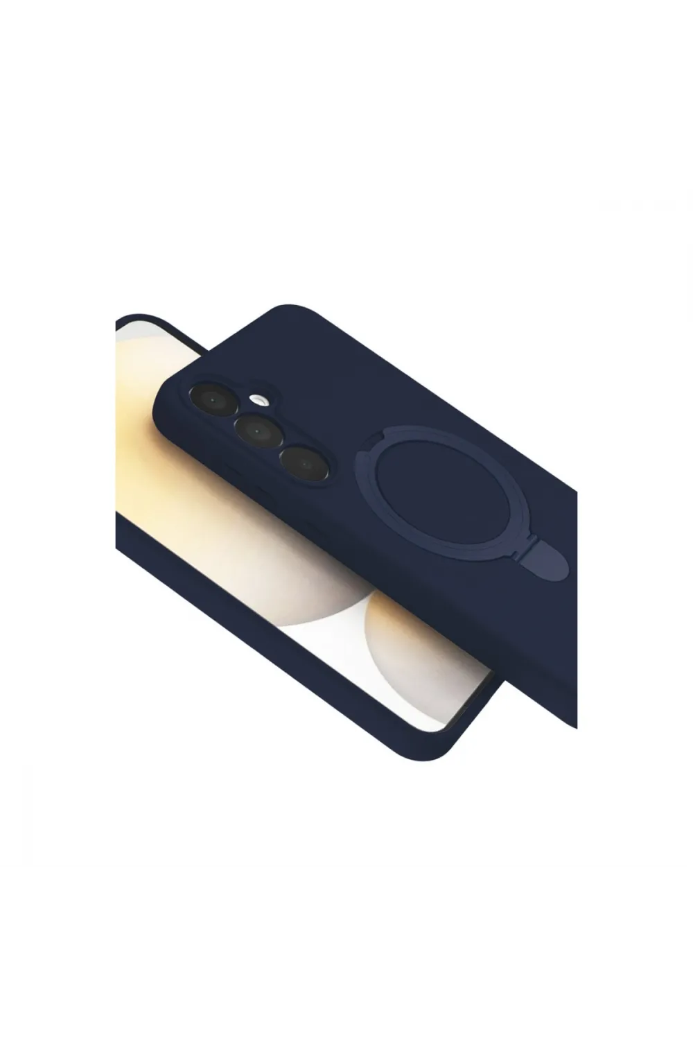 Samsung Galaxy A35 5g Regal Magsafe Standlı Kapak - Lacivert