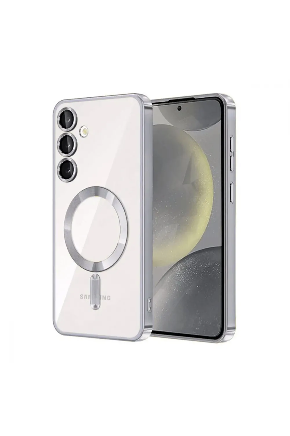 Samsung Galaxy A36 Kross Magneticsafe Kapak - Gümüş