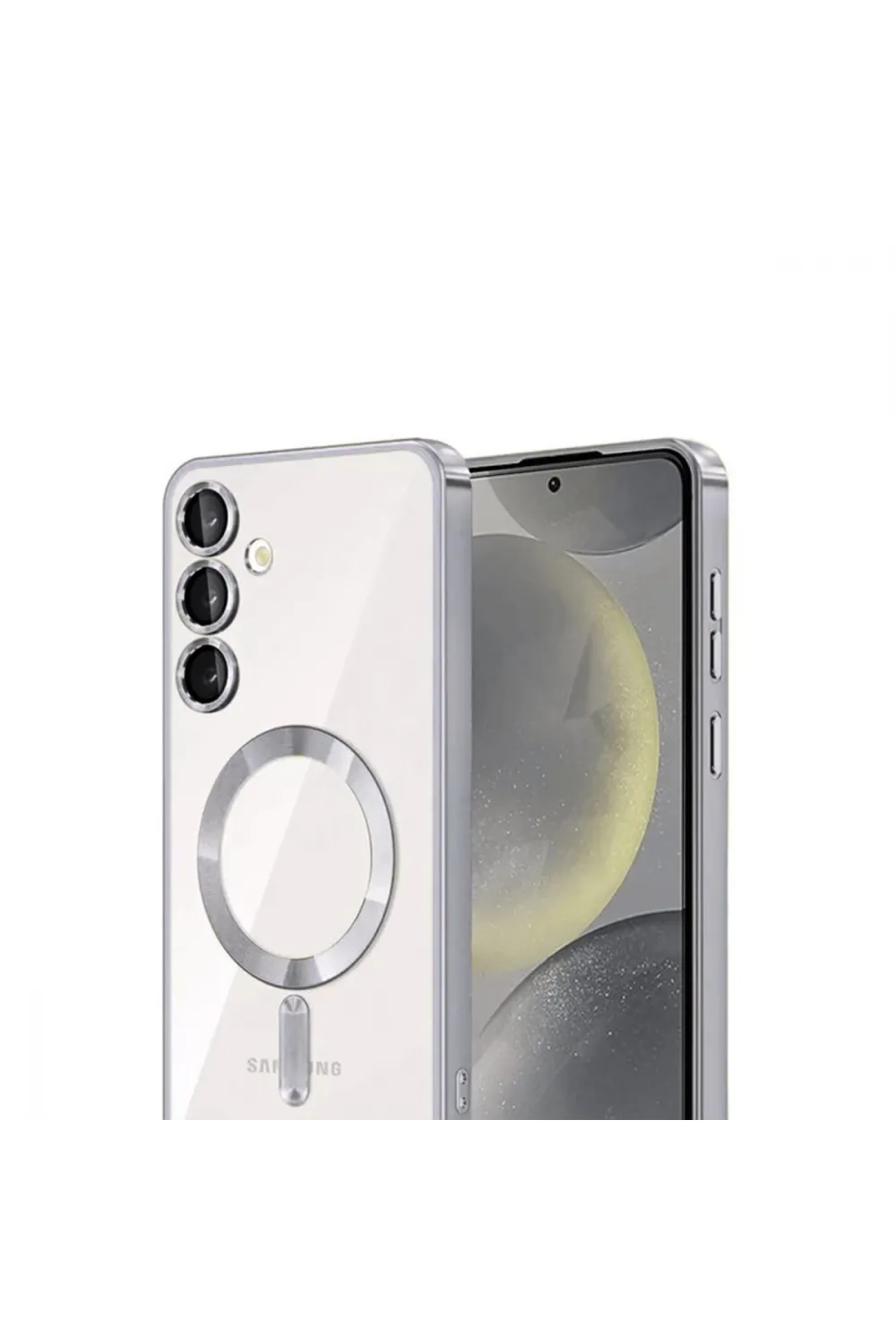 Samsung Galaxy A36 Kross Magneticsafe Kapak - Gümüş