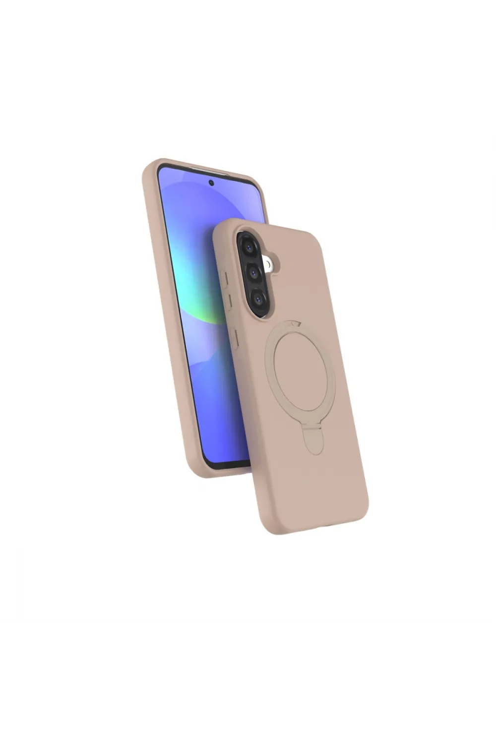 Samsung Galaxy A36 Regal Magsafe Standlı Kapak - Çöl Titanyum