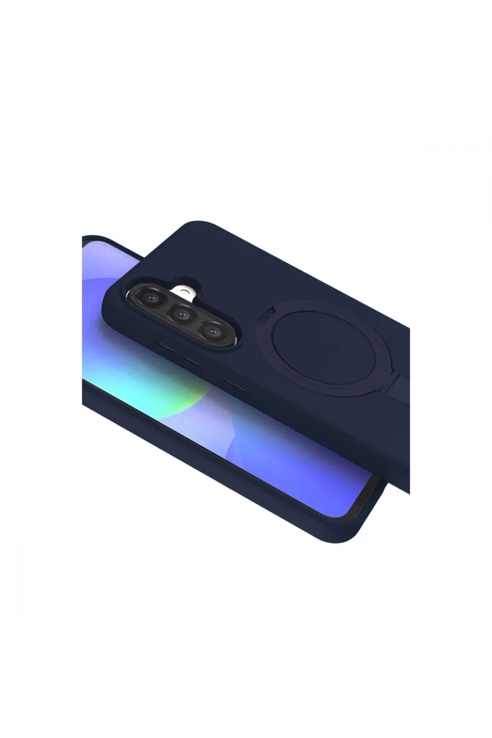 Samsung Galaxy A36 Regal Magsafe Standlı Kapak - Lacivert