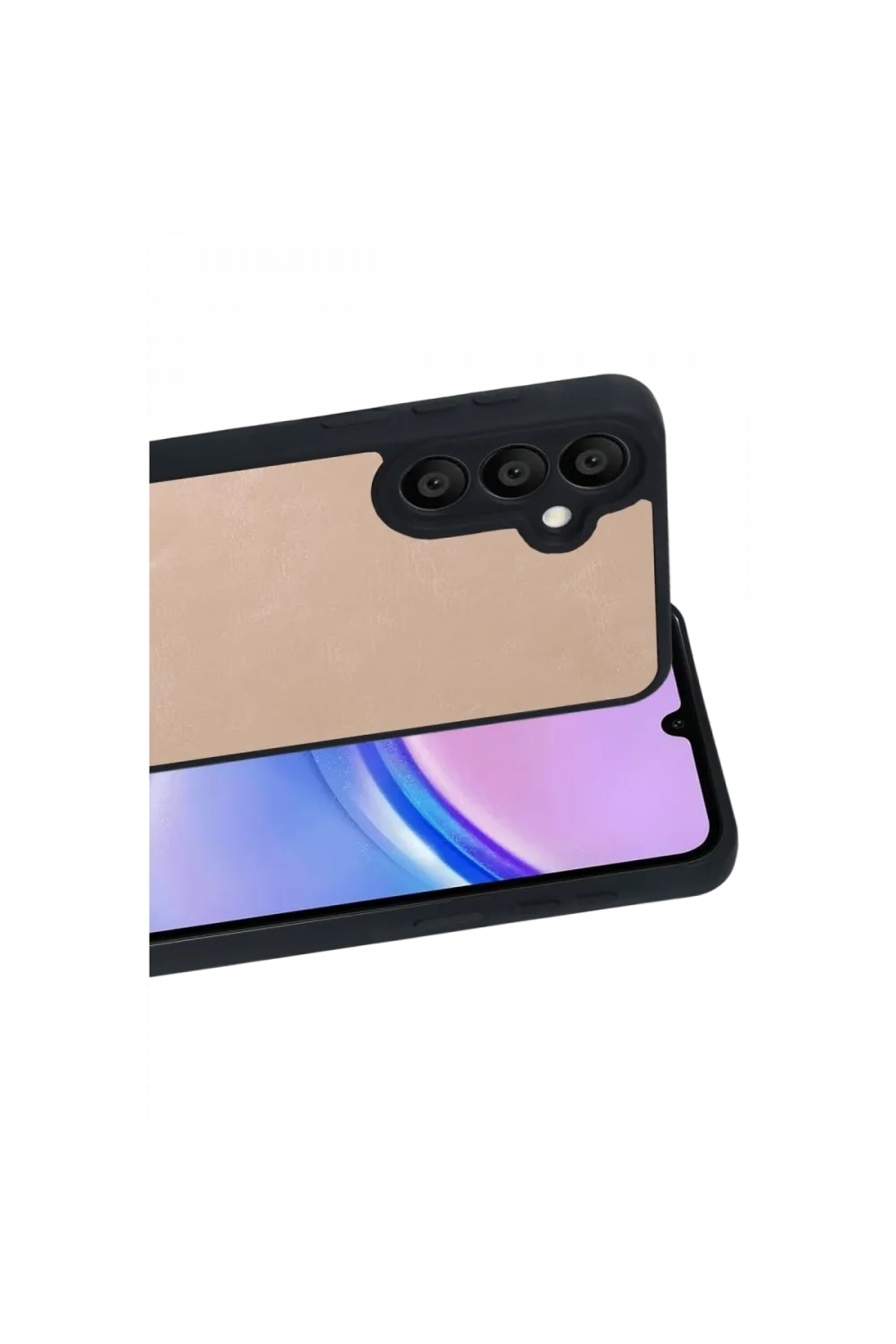 Samsung Galaxy A37 5g Aras Deri Kapak - Pudra