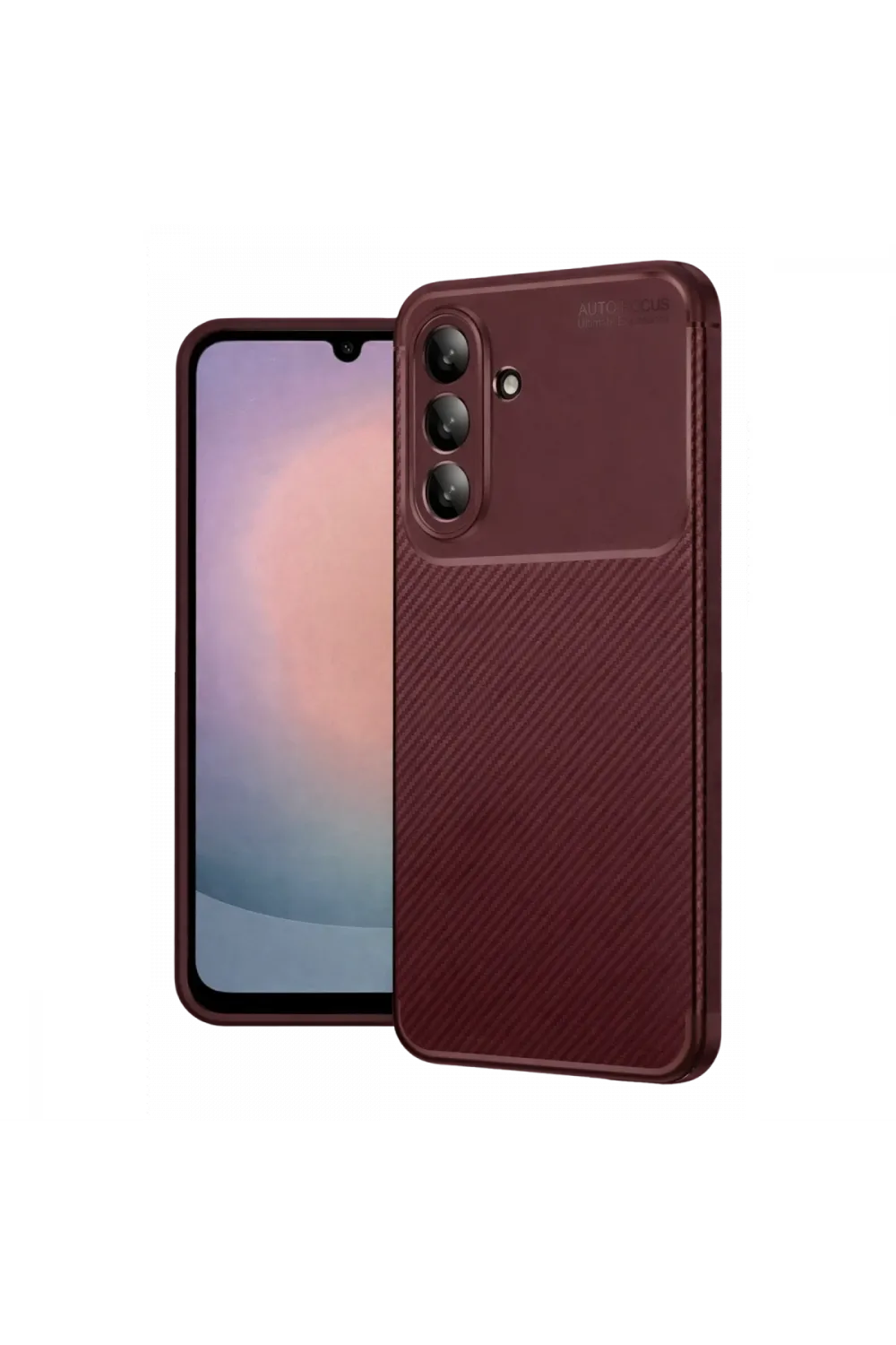 Samsung Galaxy A37 5g Auto Focus Karbon Kapak - Bordo