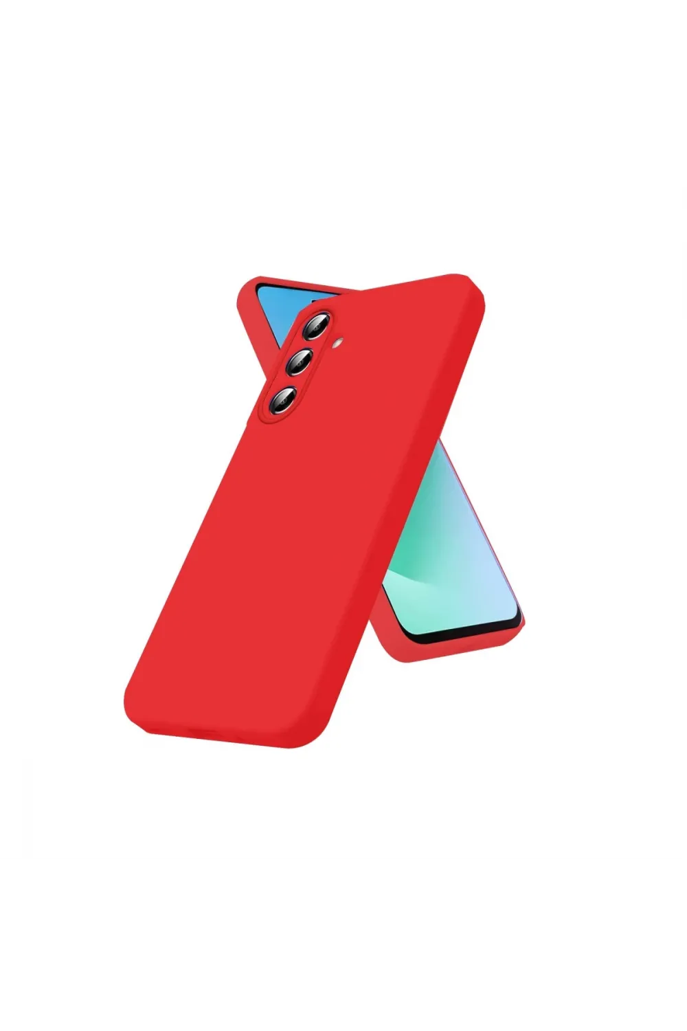 Samsung Galaxy A37 5g First Silikon - Kırmızı