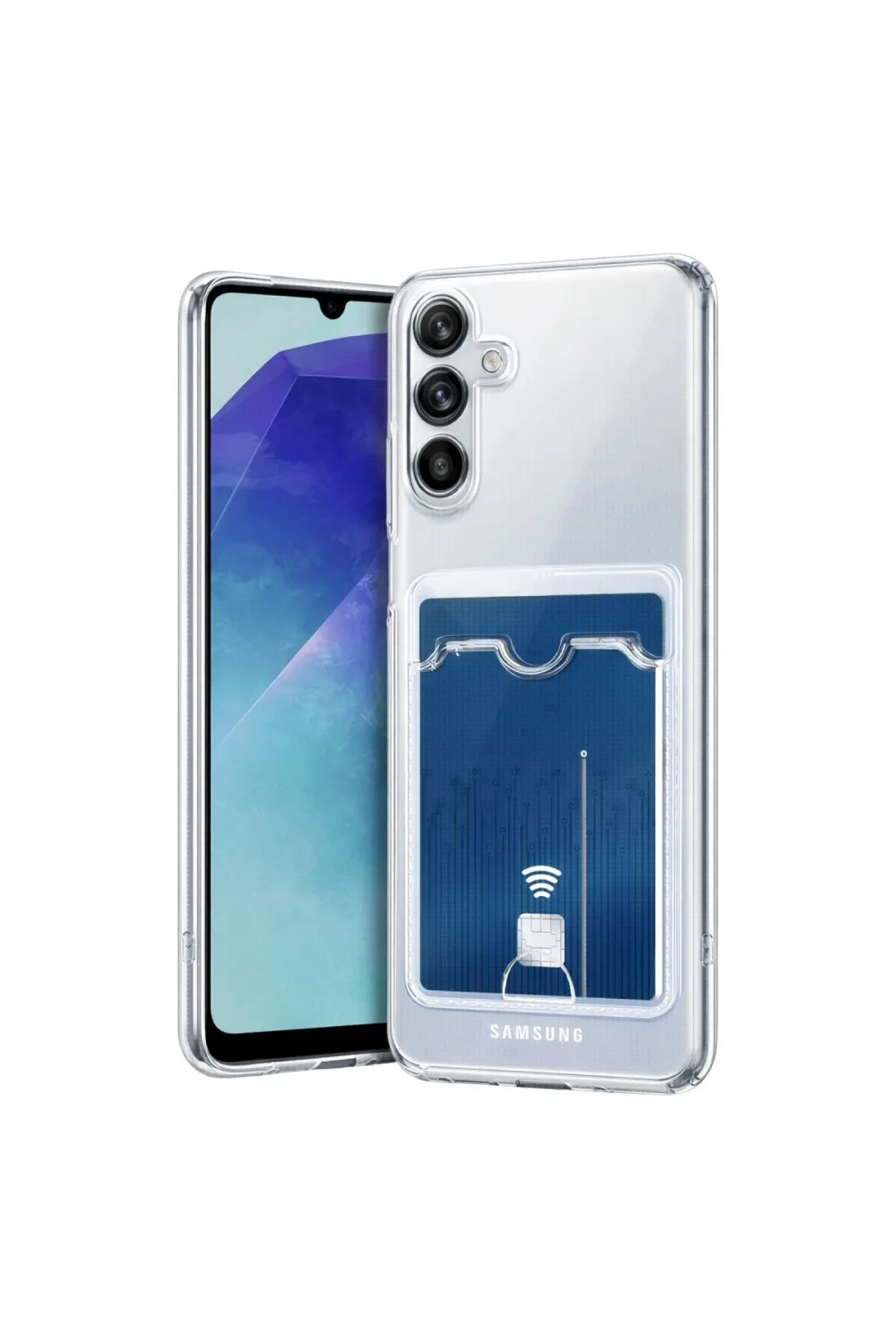 Samsung Galaxy A37 5g Kart Şeffaf Silikon - Şeffaf