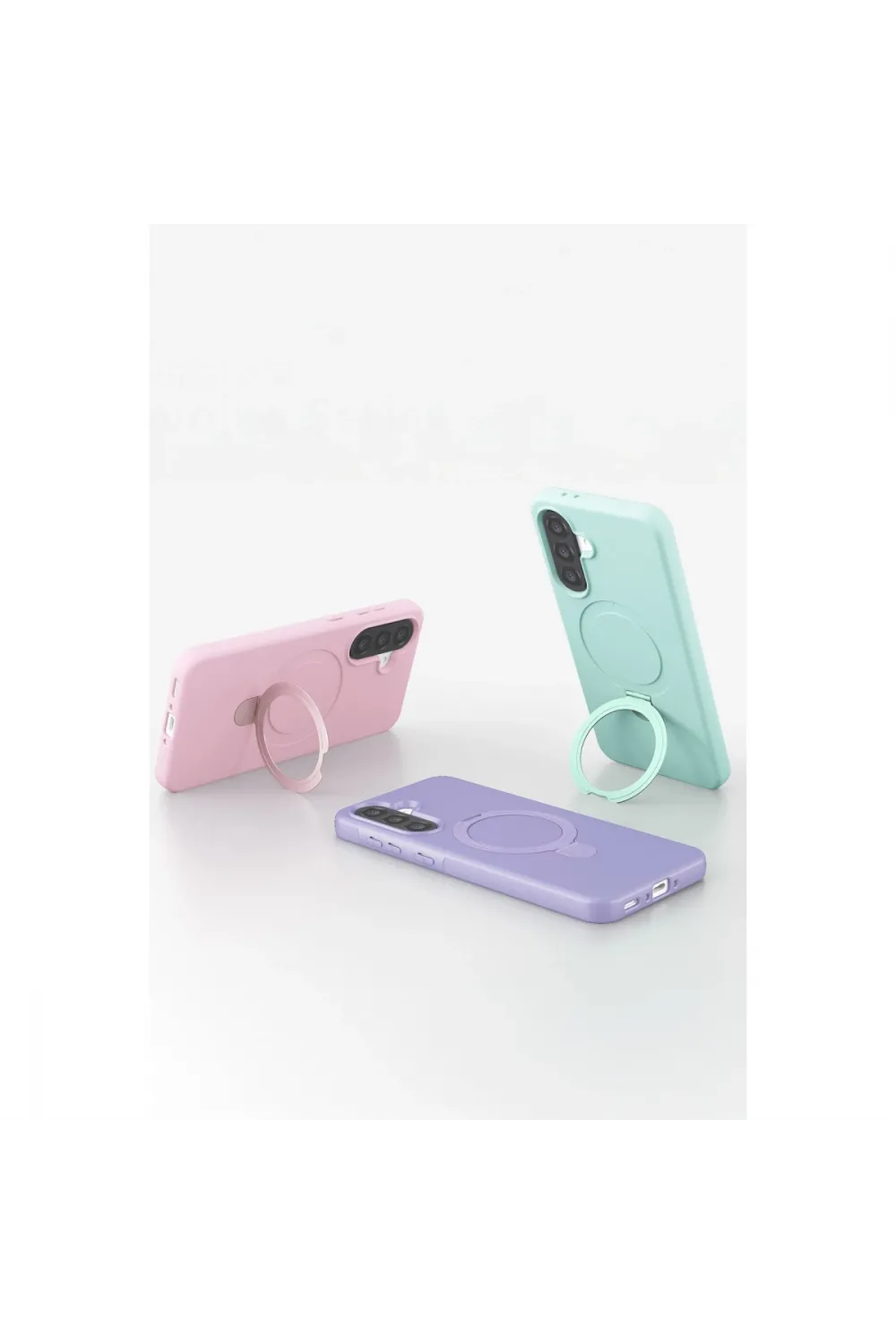Samsung Galaxy A37 5g Regal Magsafe Standlı Kapak - Derin Mor