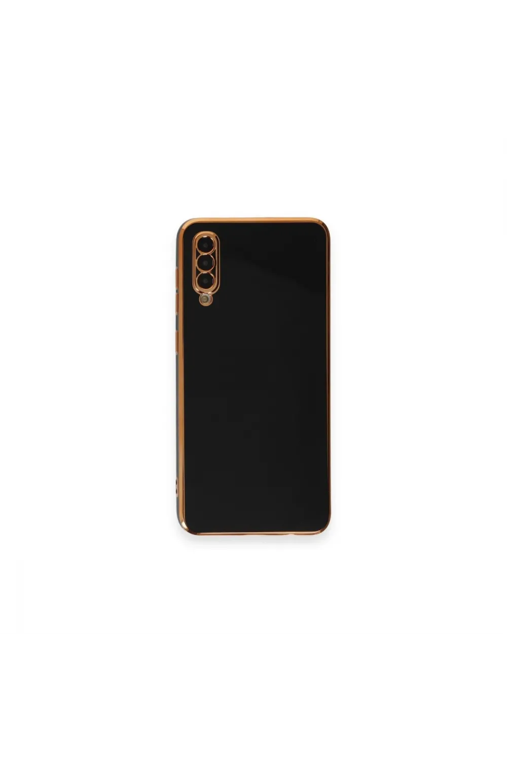 Samsung Galaxy A50 Kılıf Volet Silikon - Siyah