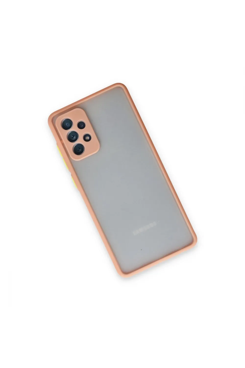 Samsung Galaxy A52 Kılıf Montreal Silikon Kapak - Pembe