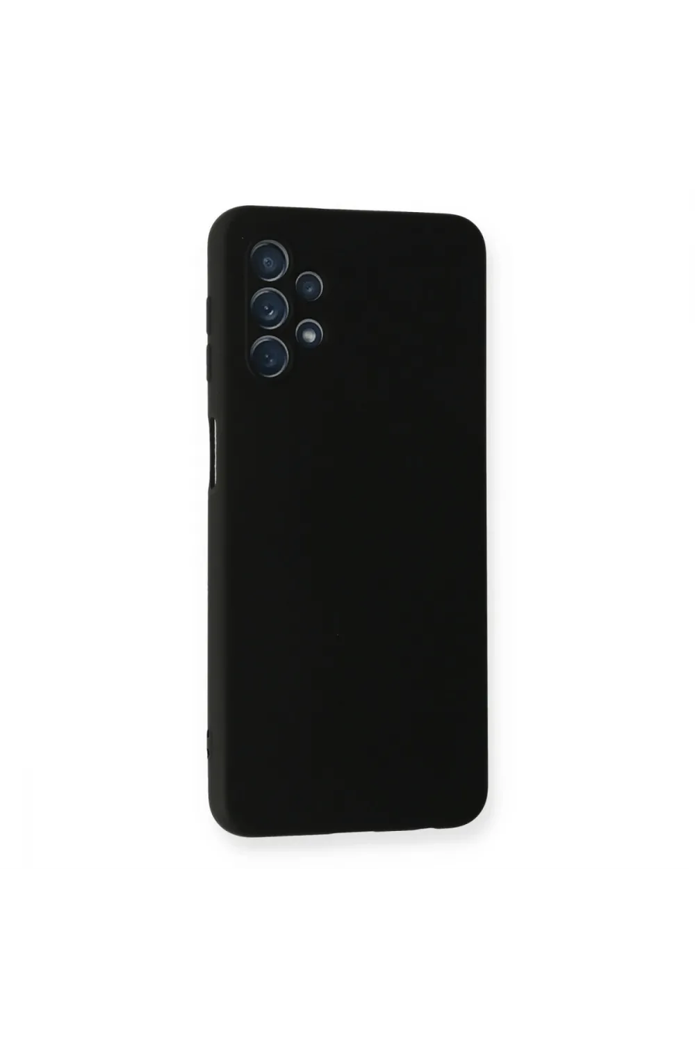 Samsung Galaxy A52 Kılıf Nano İçi Kadife Silikon - Siyah