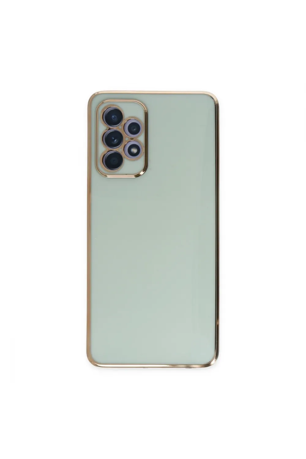 Samsung Galaxy A52 Kılıf Volet Silikon - Açık Yeşil