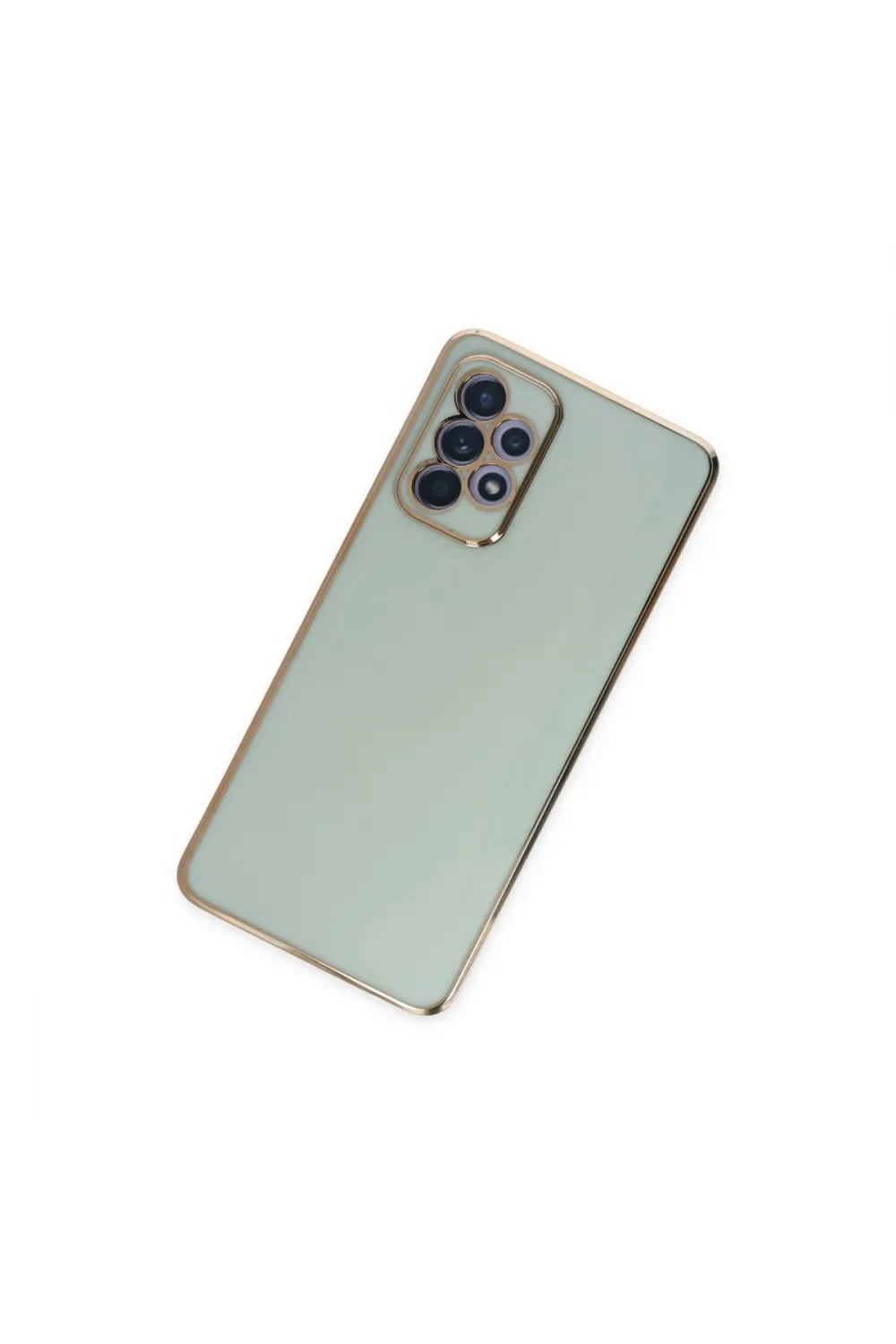 Samsung Galaxy A52 Kılıf Volet Silikon - Açık Yeşil