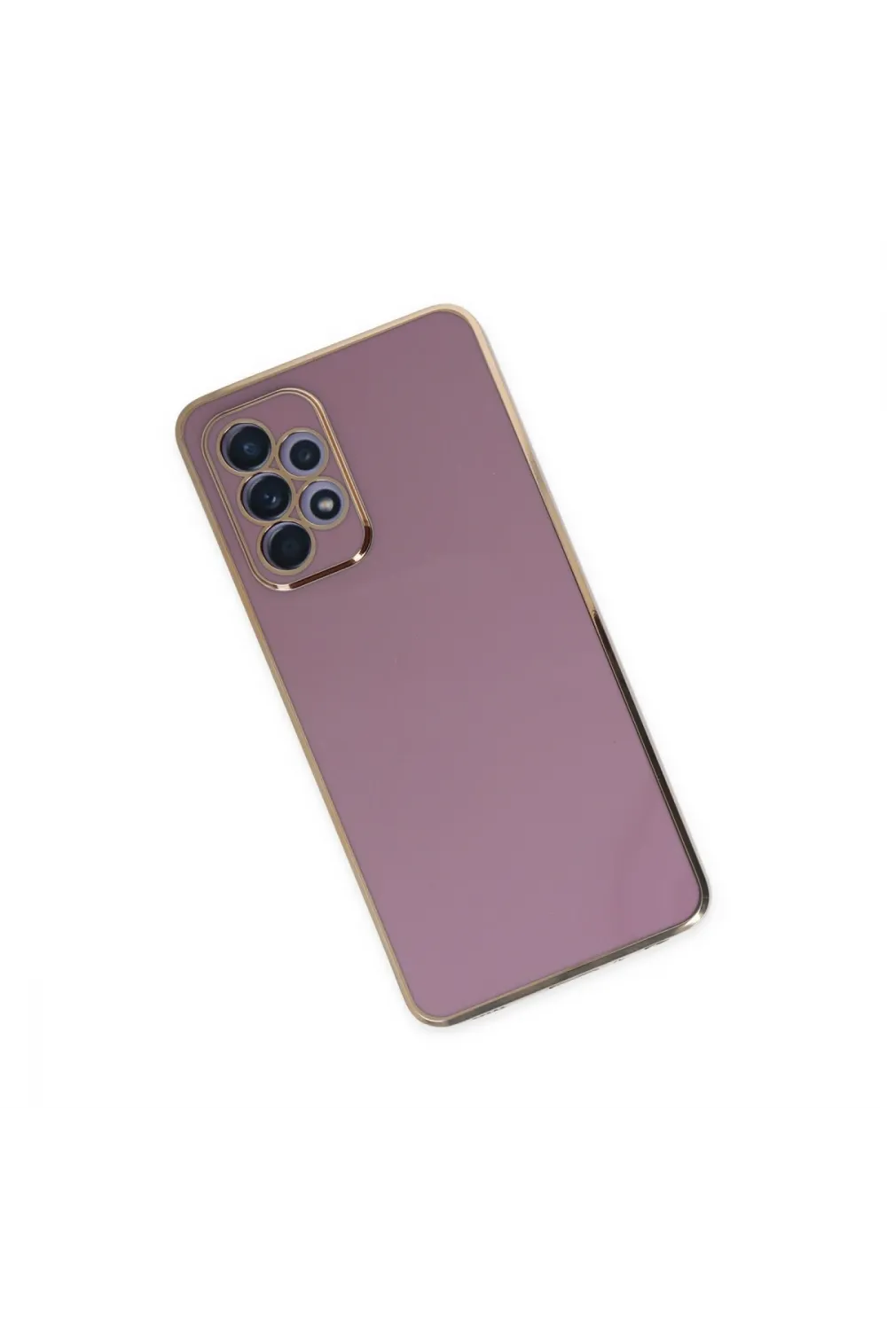 Samsung Galaxy A52 Kılıf Volet Silikon - Mor