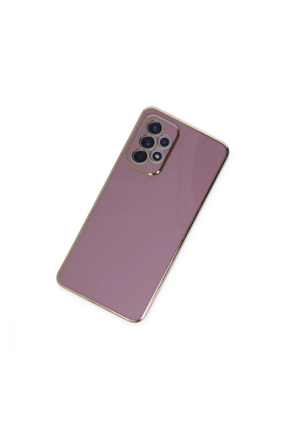 Samsung Galaxy A52 Kılıf Volet Silikon - Mor