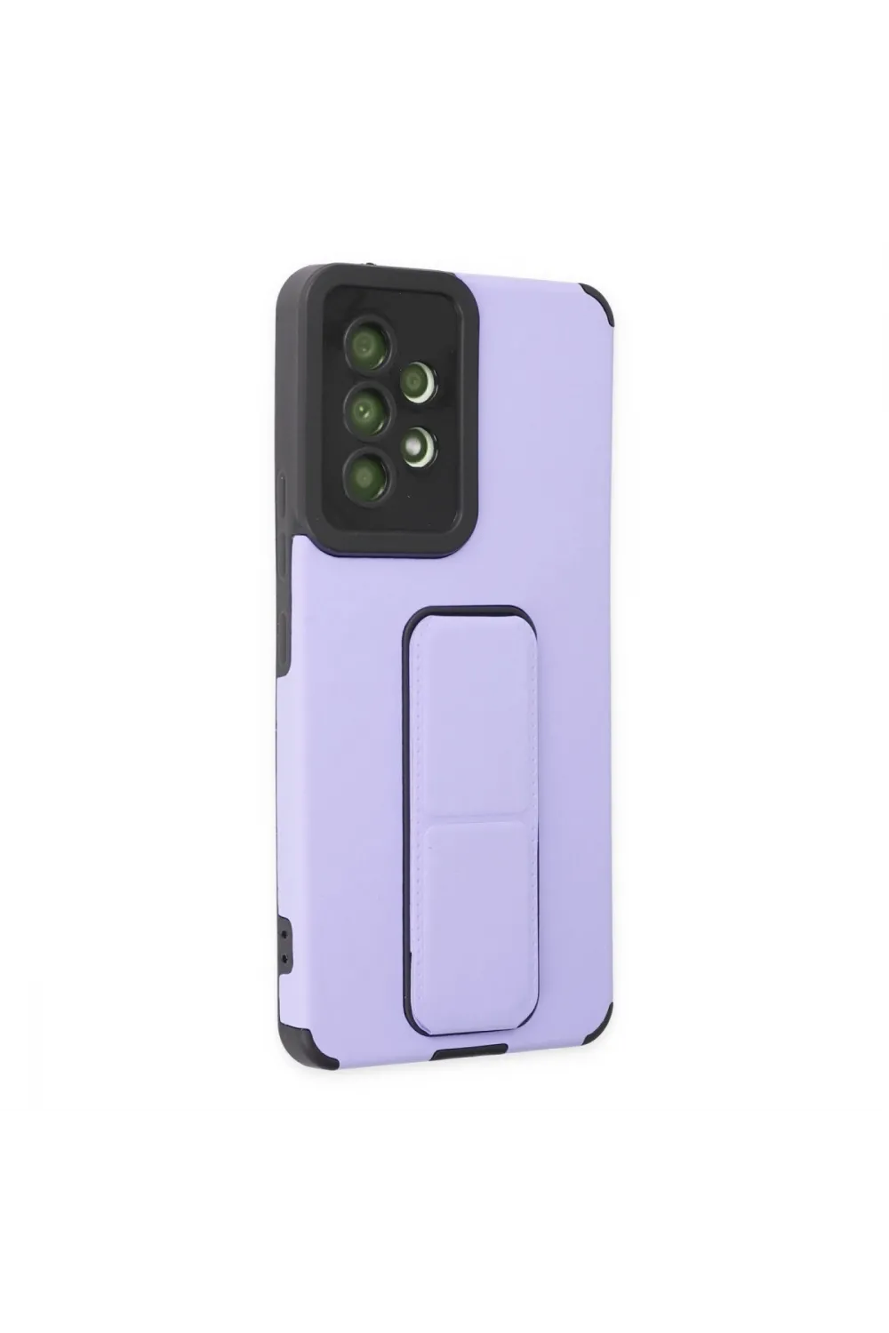 Samsung Galaxy A53 5g Kılıf Mega Standlı Silikon - Lila
