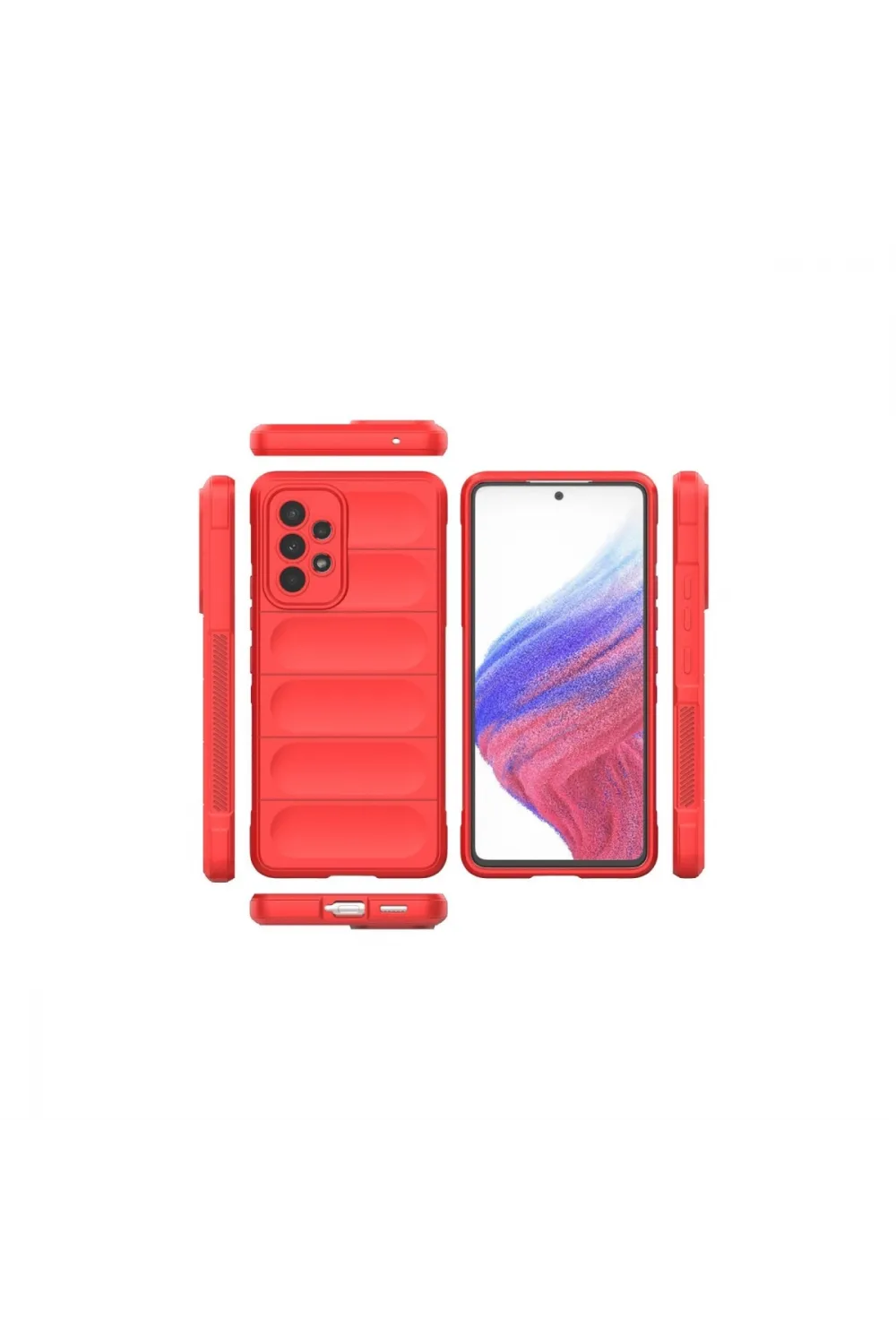 Samsung Galaxy A53 5g Kılıf Optimum Silikon - Kırmızı