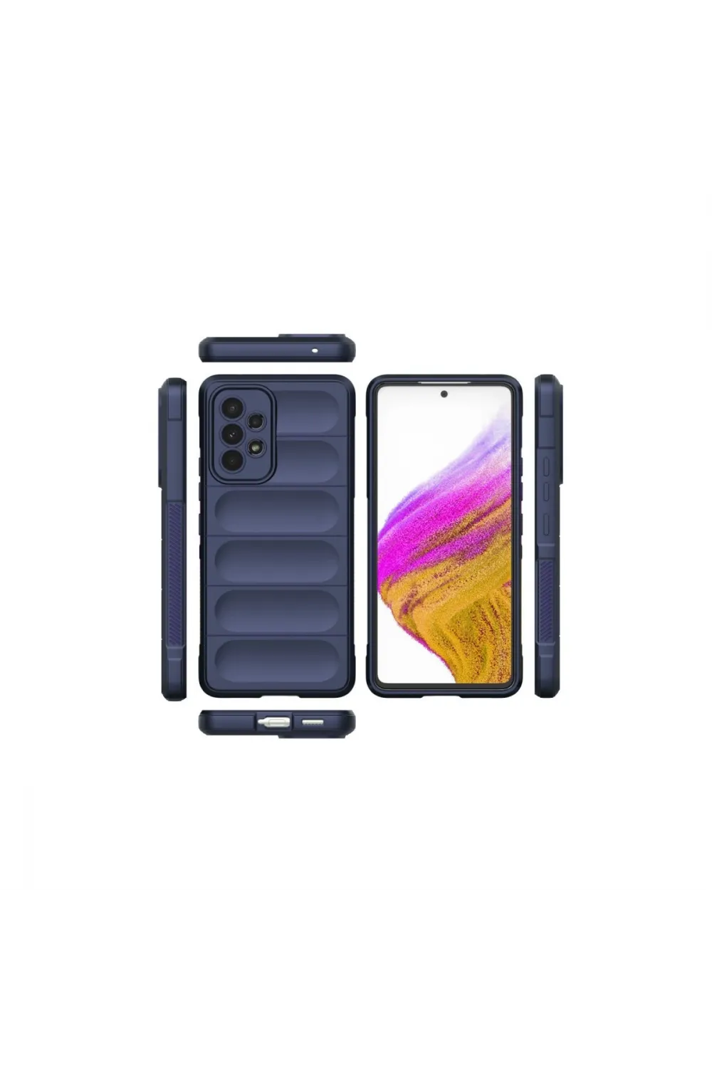 Samsung Galaxy A53 5g Kılıf Optimum Silikon - Lacivert