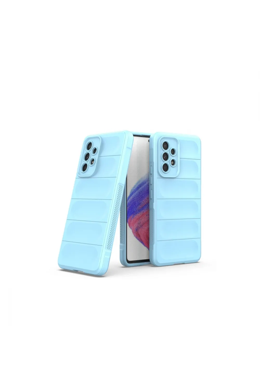 Samsung Galaxy A53 5g Kılıf Optimum Silikon - Sky Blue