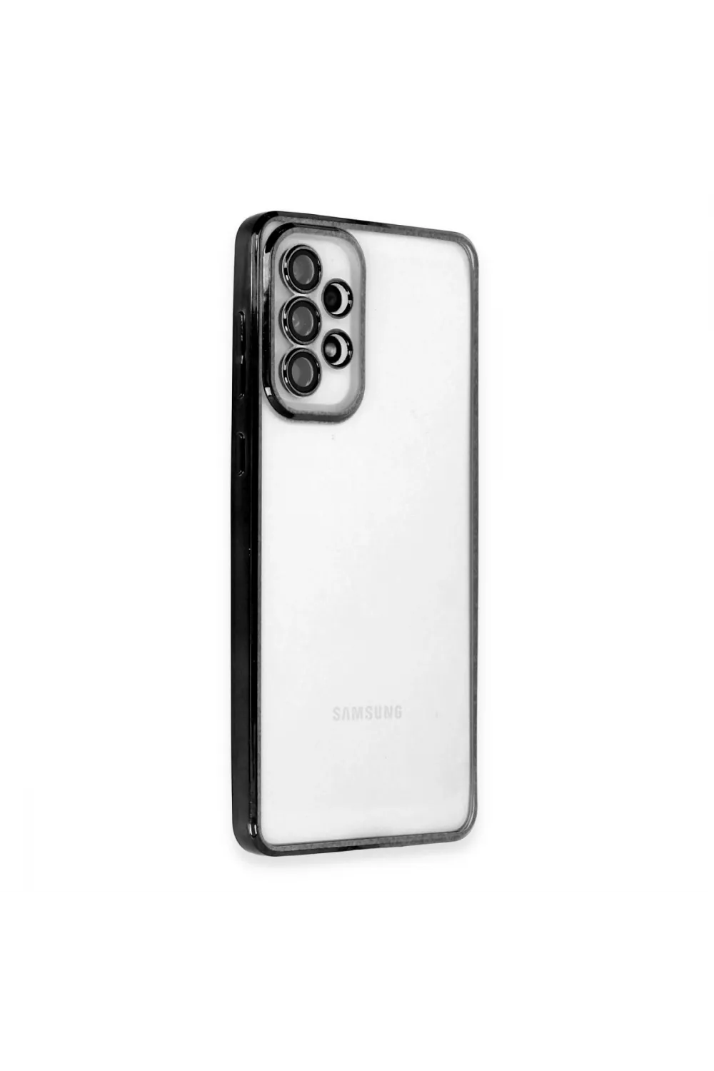 Samsung Galaxy A53 5g Kılıf Razer Lensli Silikon - Siyah