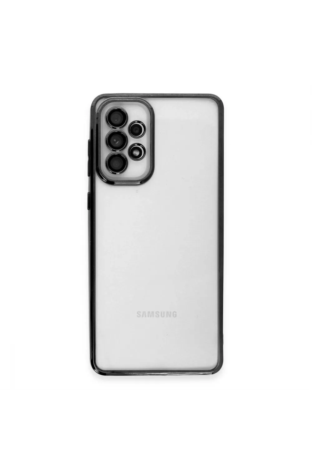 Samsung Galaxy A53 5g Kılıf Razer Lensli Silikon - Siyah