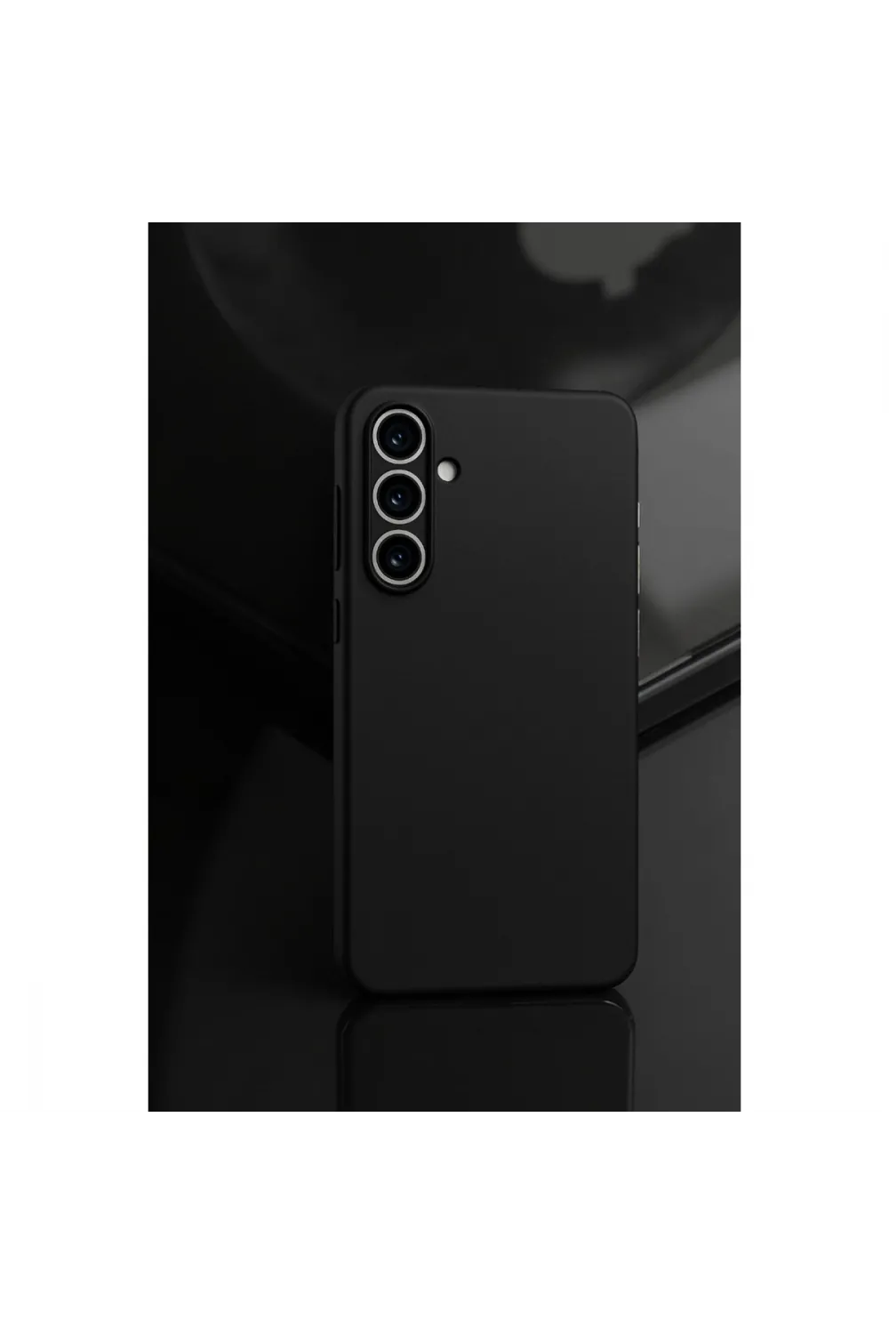 Samsung Galaxy A55 5g Kılıf First Silikon - Siyah