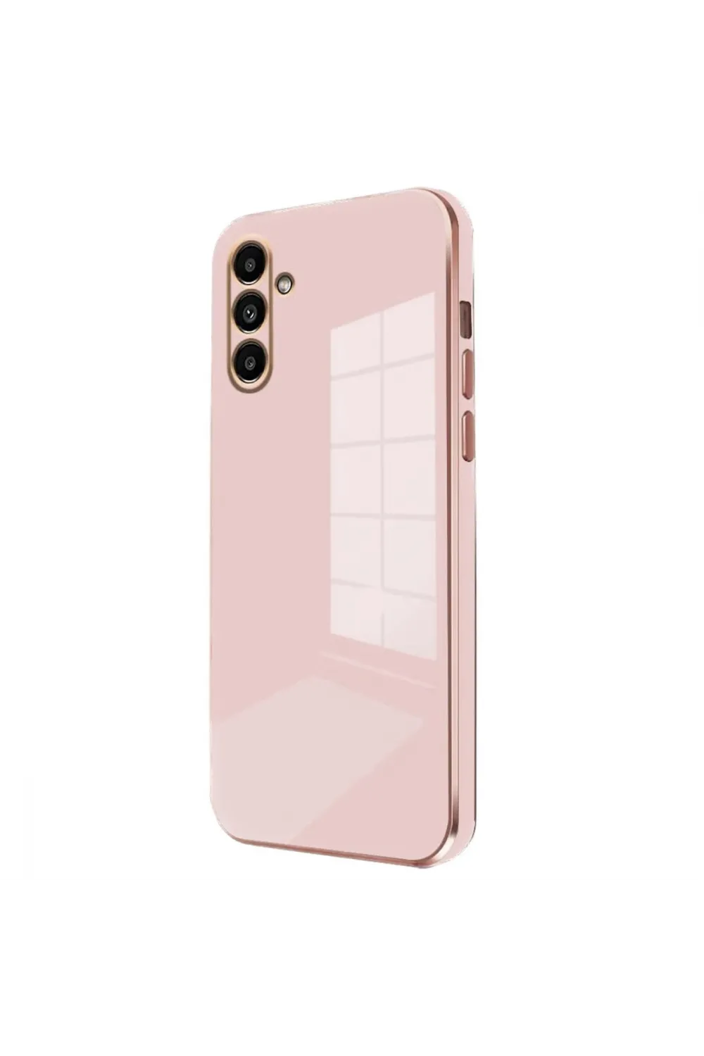 Samsung Galaxy A55 5g Kılıf Volet Silikon - Pembe