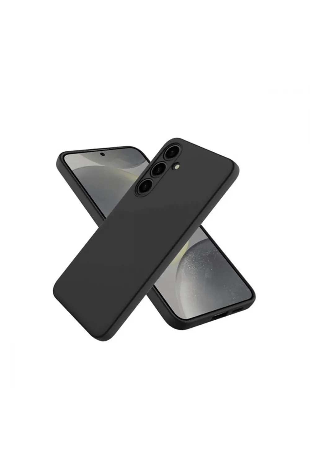 Samsung Galaxy A56 Kılıf First Silikon - Siyah