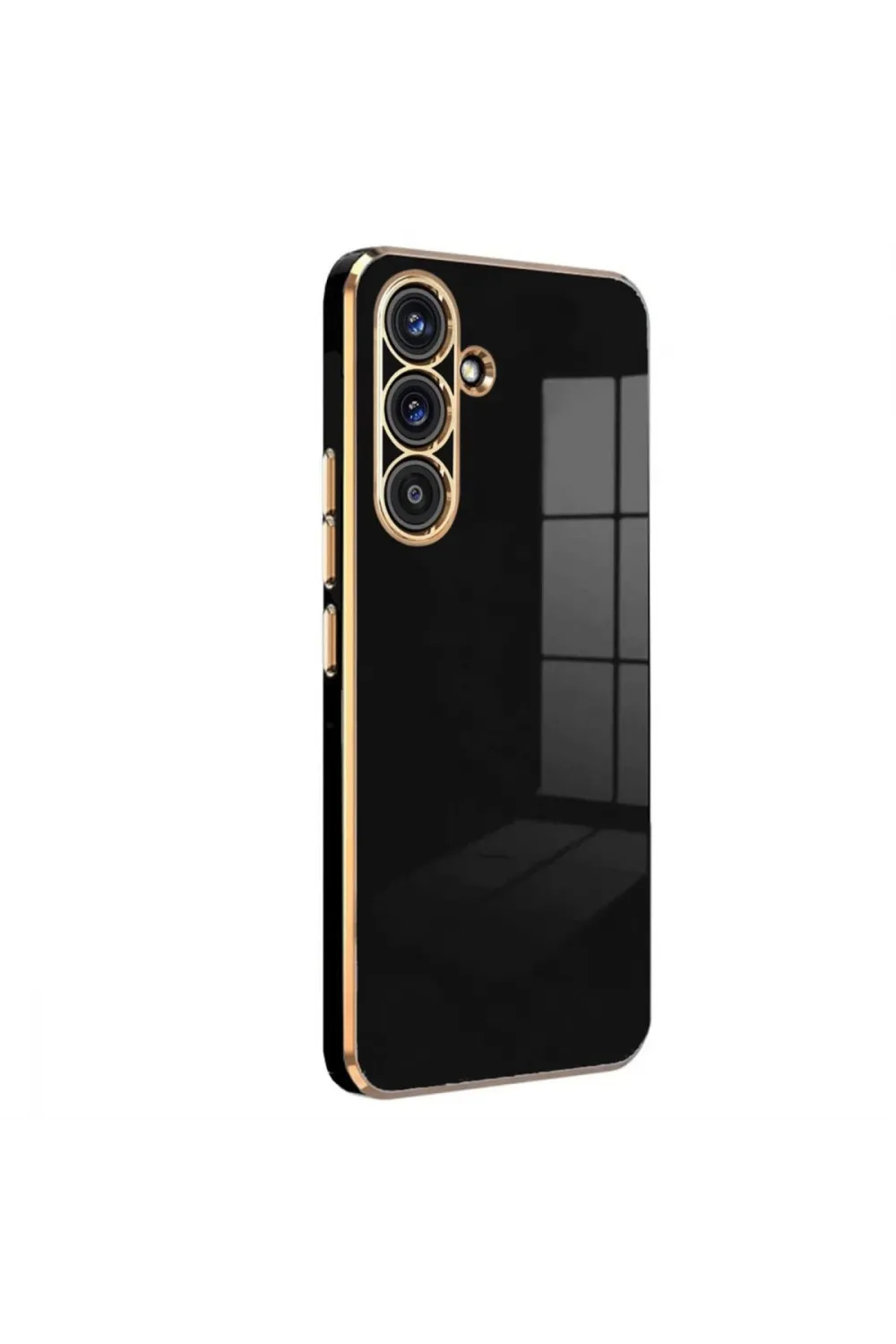 Samsung Galaxy A56 Kılıf Volet Silikon - Siyah