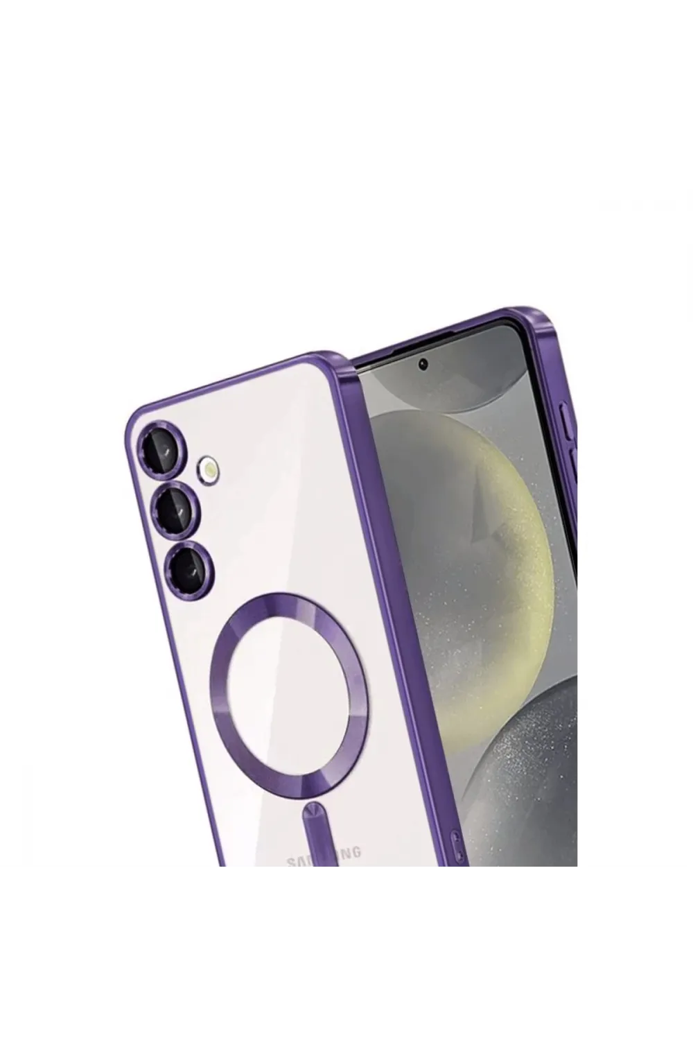 Samsung Galaxy A56 Kross Magneticsafe Kapak - Mor
