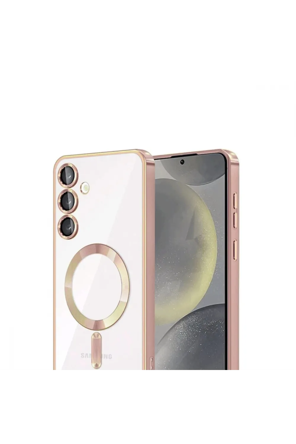 Samsung Galaxy A56 Kross Magneticsafe Kapak - Rose