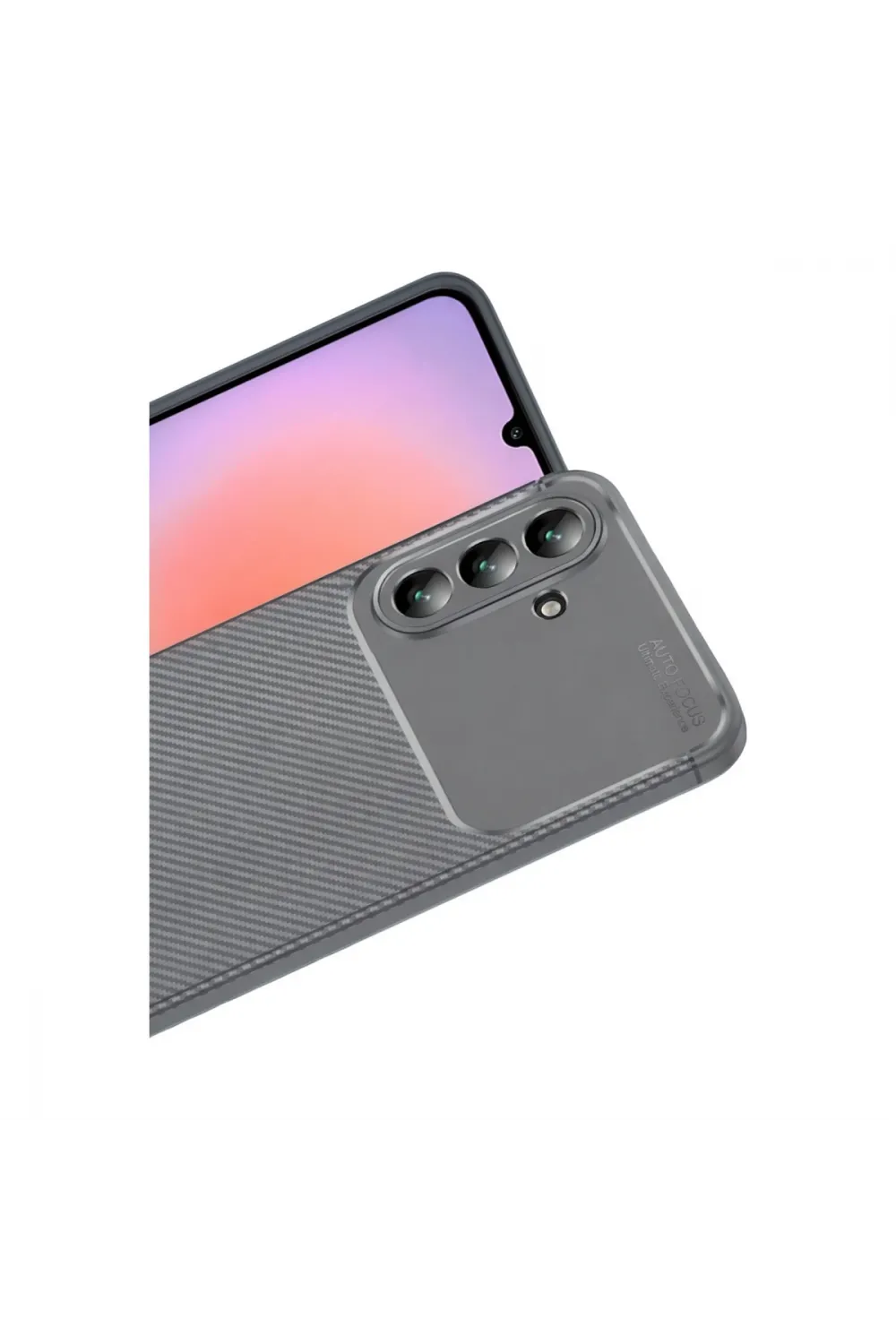 Samsung Galaxy A57 5g Auto Focus Karbon Kapak - Gri