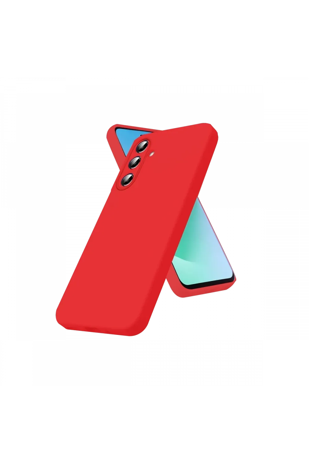 Samsung Galaxy A57 5G First Silikon - Kırmızı