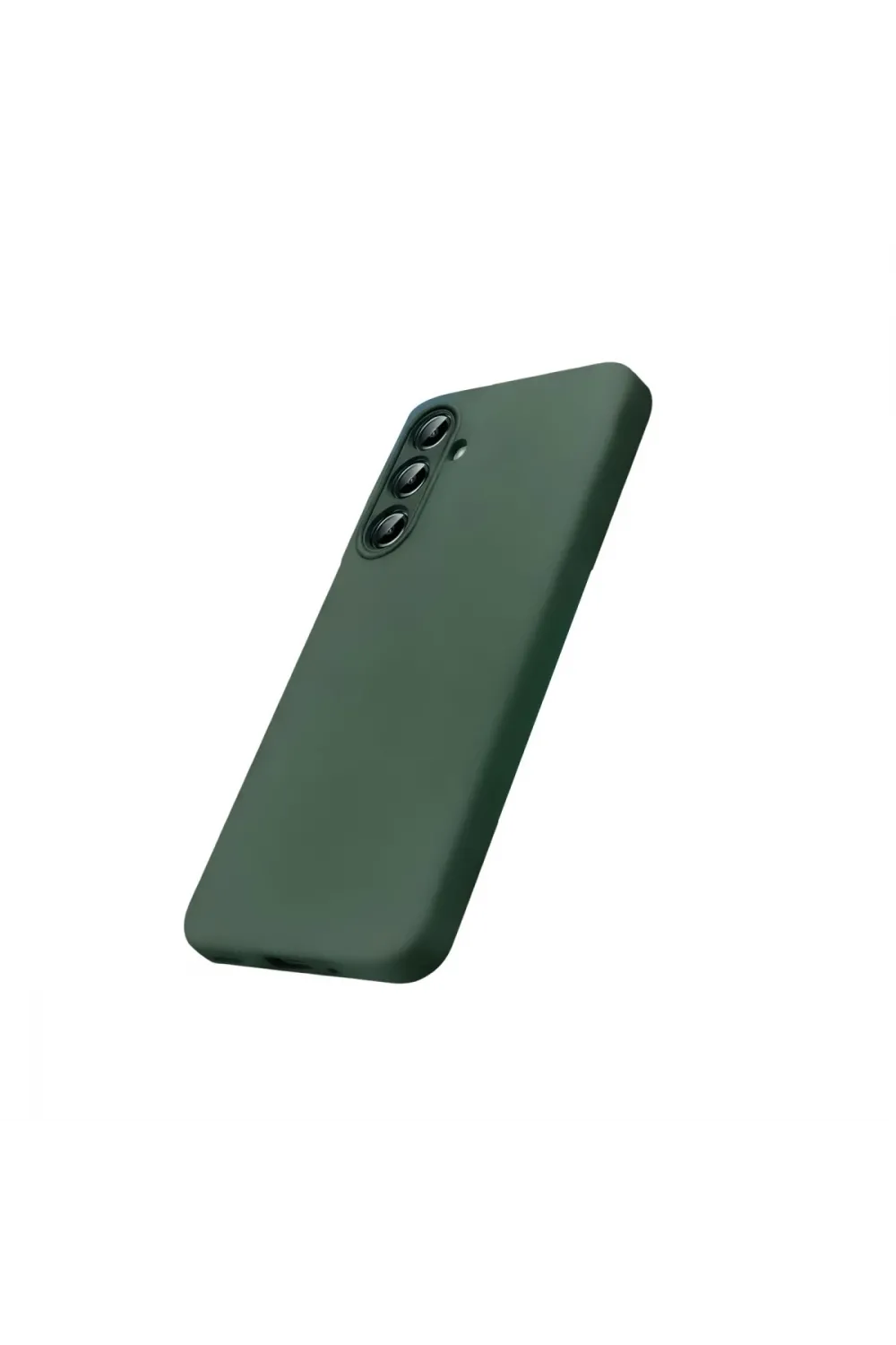 Samsung Galaxy A57 5g First Silikon - Koyu Yeşil