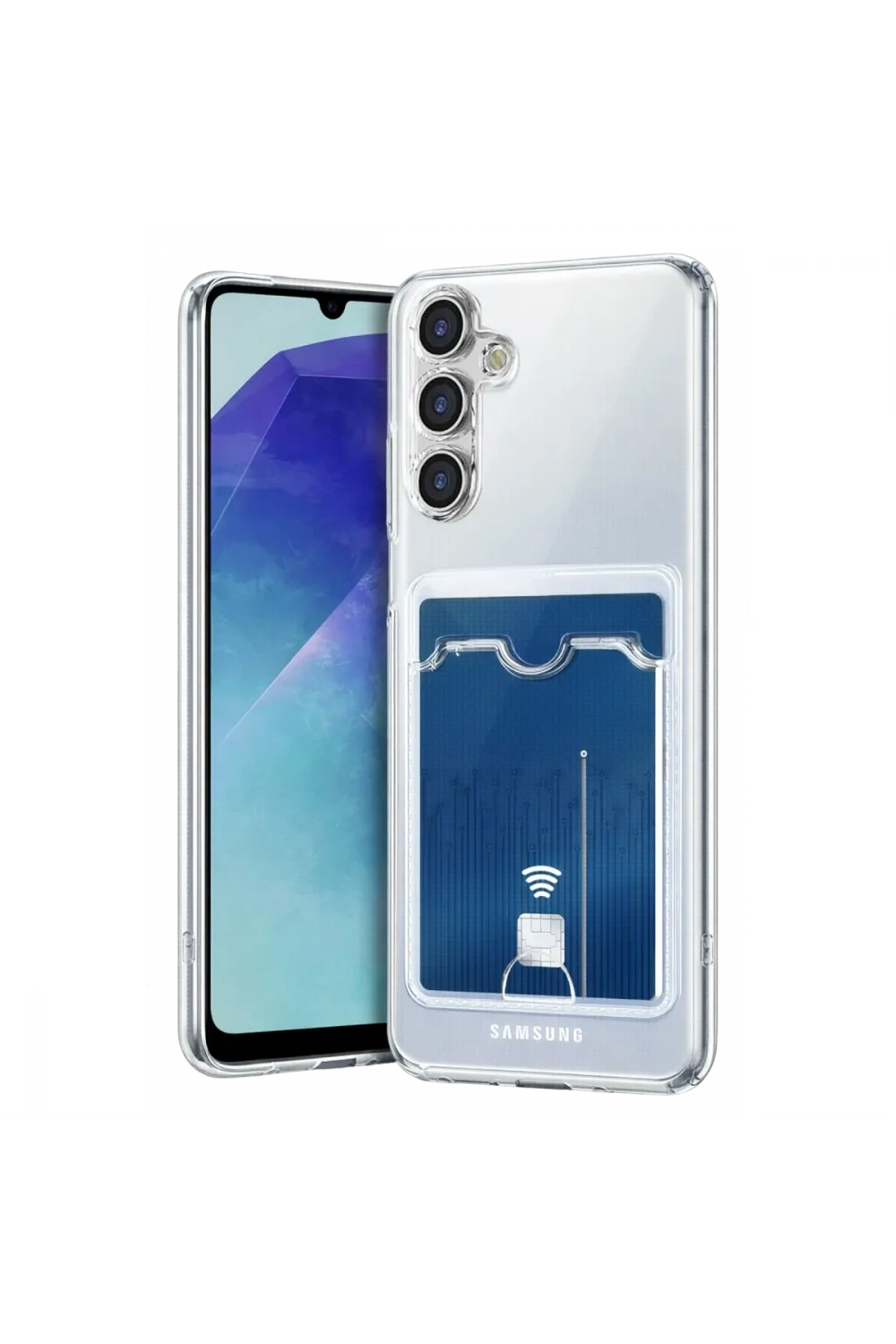 Samsung Galaxy A57 5g Kart Şeffaf Silikon - Şeffaf
