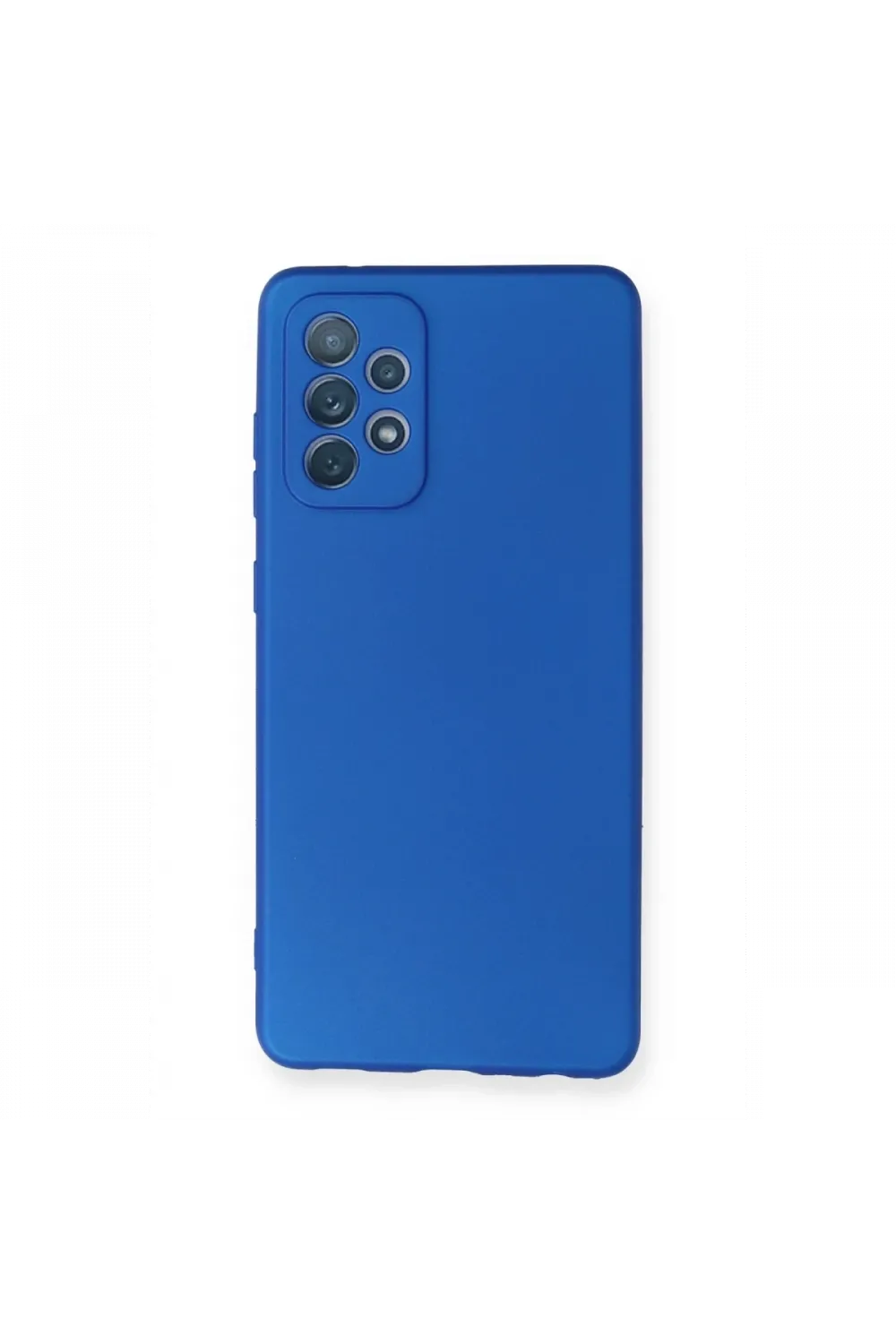 Samsung Galaxy A72 Kılıf First Silikon - Mavi
