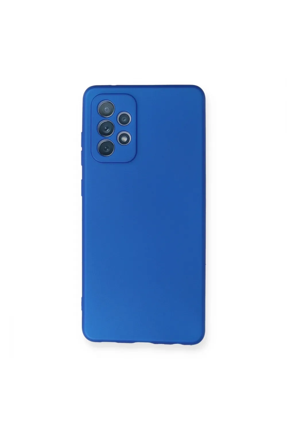 Samsung Galaxy A72 Kılıf First Silikon - Mavi